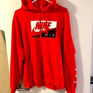 Men’s red Nike sweater